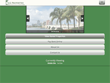 Tablet Screenshot of agpropertiesonline.com